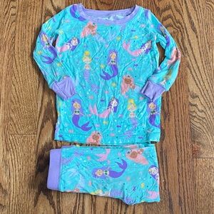 Little Sleepies Mermaid Magic 2 piece pajama set, size 12-18 months.